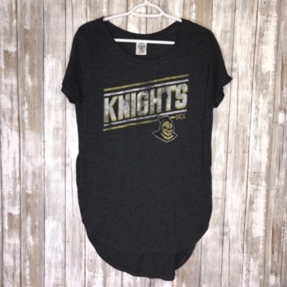 NCAA Tops - UCF Knights High Low Tee Women’s Medium Black Gold NCAA Fan Shirt
